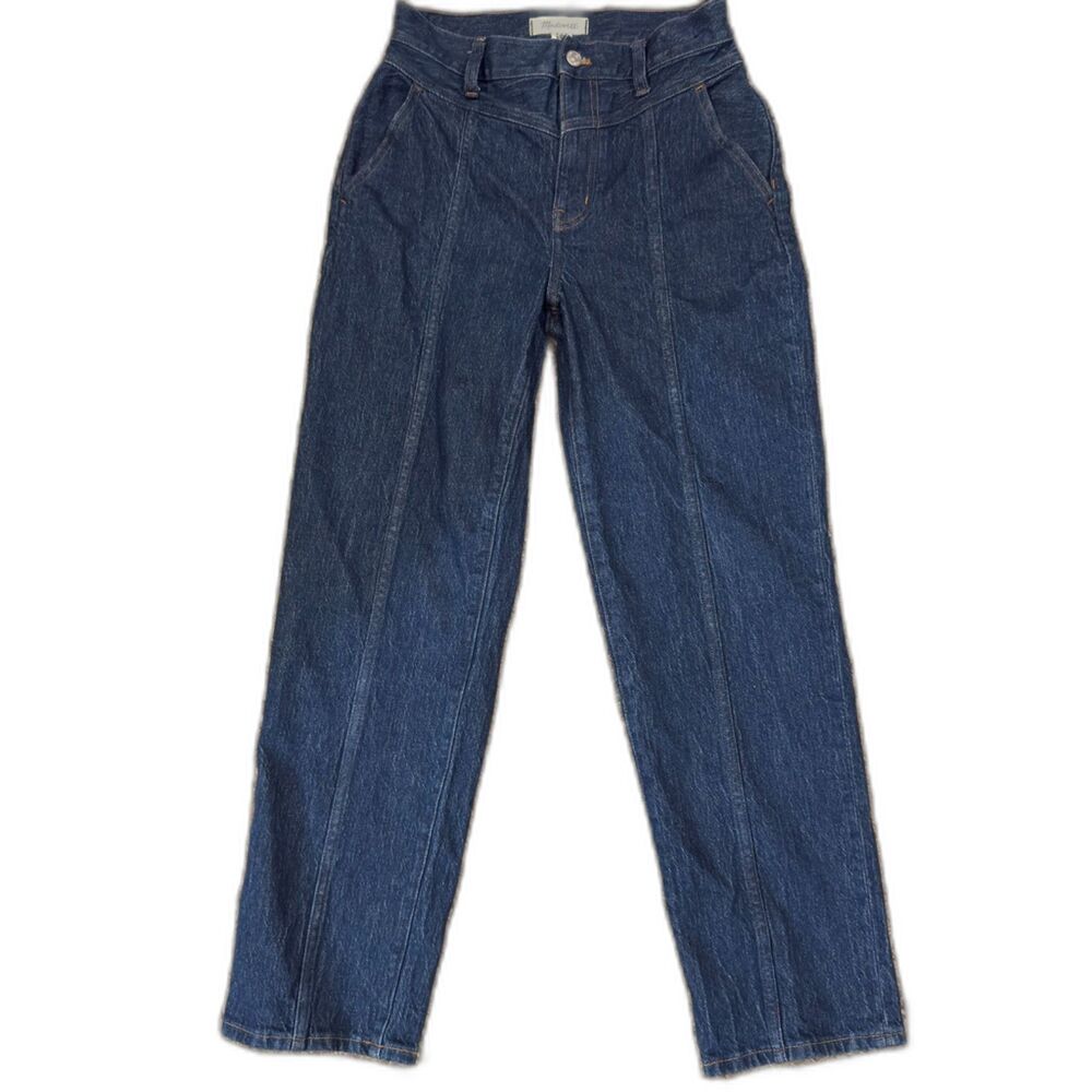 Madewell Perfect Vintage Straight Jeans Womens 26 Greenhaven High Rise 90s NI585